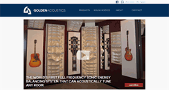 Desktop Screenshot of goldenacoustics.com